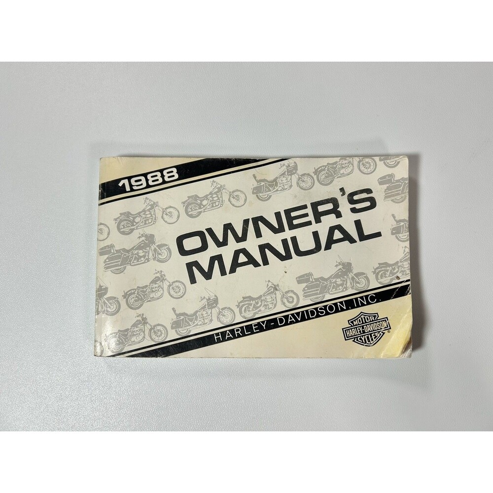 1988 Harley-Davidson Motorcycle Owner's Manual